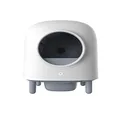 Petree 2nd Gen Smart Automatic Cat Litter Box, White, One Size