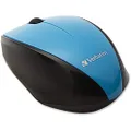 Verbatim Verbatim Wireless Multi-Trac Led Mouse, Blue (97993),Blue,8.60in. x 5.75in. x 3.00in.,97993