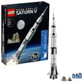 LEGO Ideas NASA Apollo Saturn V 21309 Outer Space Model Rocket for Kids and Adults, Science Building Kit (1900 Pieces)