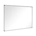 Visionchart Magnetic Porcelain Whiteboard, 1800 x 1200 mm with Aluminium Frame - Large Magnetic Dry Wipe Board for Walls