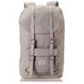 Herschel Little America Laptop Backpack, Light Grey Crosshatch/Grey Rubber, Classic 25.0L