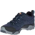 Merrell Men's Moab 2 GTX Low Rise Hiking Shoes, Blue Navy, 10.5 (45 EU)