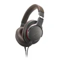 Audio Technica ATH-MSR7GM Over-Ear High-Resolution Headphones - 45 mm True Motion Drivers - Memory Foam Ear Pads - Lightweight Portable Design - Includes Protective Travel Pouch (Gun Metal)