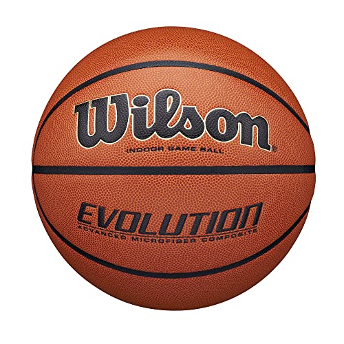Wilson Evolution Game Basketball, Orange, 7 Size