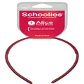 Schoolies Hair Accessories Alice Head Band, Radical Red