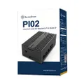 PI02 SilverStone Technology Aluminum case for Raspberry Pi 4 Model B (CS-PI02B)