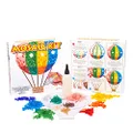 Mandala Art Hot Air Balloon Glass Suncatcher Kit