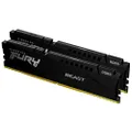 Kingston Fury Beast Black 32GB Kit of 2 (2x16GB) 6000MHz DDR5 CL40 DIMM Desktop Gaming Memory Single Module -KF560C40BBK2-32