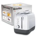 Breville Edge Deep Chassis 2-Slice Toaster | Toasts All the Way to the Top | Brushed Stainless Steel [VTT981]