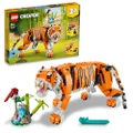 LEGO® Creator 3in1 Majestic Tiger 31129 Building Kit; Animal Toys for Kids, Featuring a Tiger, Panda and Koi Fish; Creative Toys for Kids Aged 9+ Who Love Imaginative Play
