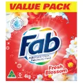 Fab Fresh Blossoms, Laundry Detergent Washing Powder, 4 Kilograms