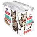 Hill's Science Diet Adult Wet Cat Food, Perfect Weight Salmon, 85g, 12 Pack, Cat Food Pouches