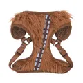 Star Wars Chewbacca Cosplay Dog Harness for Small Dogs, Small (S) | Brown Small Dog Harness is Cute No Pull Dog Harness | Star Wars Merch for Dogs or Star Wars Pet Costume