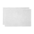 Bambury Angove Bath Mat 2 Pack, White, 50x80 cm