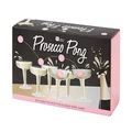Talking Tables Prosecco Adult Drinking Includes Glasses & Ping Pong Balls | Games for Bachelorette Party, Girls Night, Birthday, Bridal Shower, NYE, Cham, 12 Glasses, Pink (PROSE-Pong)