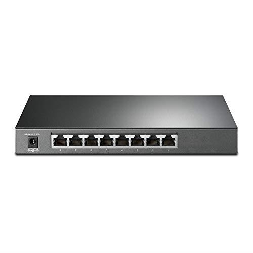 TP-Link JetStream 8-Port Gigabit Smart Switch with 4-Port PoE+, 62 W PoE Budget, Omada SDN, Centralised Management, Robust Security Strategies, L2+ QoS, APP Remote Control, Metal Casing (TL-SG2008P)