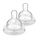 Philips Avent Anti-Colic Teats - 3month+ Variable Flow - Soft Silicone Bottle Feeding Nipple - BPA Free - 2 Pack - SCF635/27