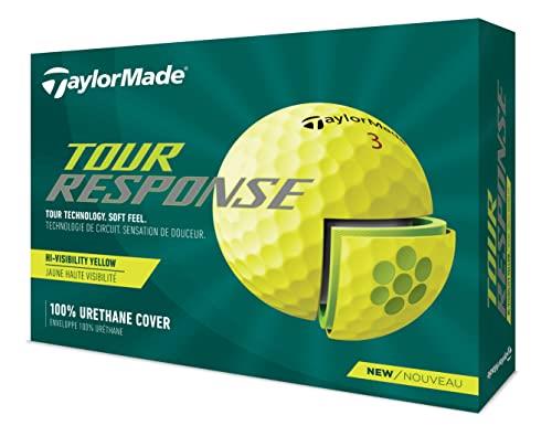 TaylorMade Golf TM22 Tour Response Golf Ball, Yellow