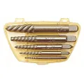 KC-Tools 12601 Spiral Flute Screw Extractor 5 Piece Set