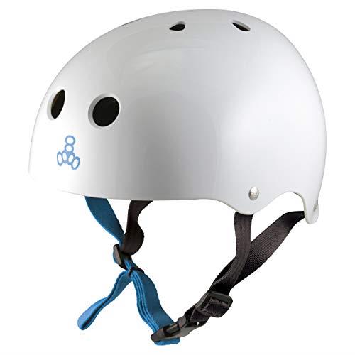 Triple Eight V.2 Sweatsaver Halo Water Helmet, Large, White Glossy