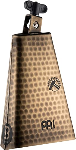 Meinl Percussion Big Mouth Cowbell - 8 Inch - for Timbales and Drum Kit - Gold Finish (STB80BHH-G)