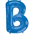 Anagram SuperShape Letter B P50 Foil Balloon, 86 cm Length, Blue