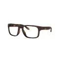 Oakley Men's OX8156 Holbrook Square Prescription Eyeglass Frames, Matte Brown Tortoise/Demo Lens, 56 mm