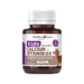 Healthy Care Kids Chewable Calcium + Vitamin D3 Tablets | Supports bone and muscle health