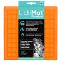 LickiMat Classic Playdate, Slow Feeder for Dogs, Boredom and Anxiety Reducer; Perfect for Food, Treats, Yogurt, or Peanut Butter. Fun Alternative to a Slow Feed Dog Bowl, Orange