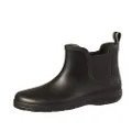 totes Men's Cirrus Chelsea Ankle Rain Boot, Black, 8