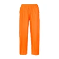 Portwest S441 Mens Waterproof Lightweight Classic Safety Rain Trousers Orange, Small