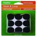 Hookz Hook & Loop Spots Black