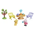 Peppa Pig - Peppafts Adventures - Tea Time with Peppa Accessory Set - 3 Inch Peppa Figure - 5 Themed Accessories - Preschool Toys for Kids - Girls and Boys - F2528 - Ages 3+, Multicolor