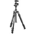 Manfrotto MKBFRLA4B-BHM Befree Advanced 2N1 Travel Tripod with Monopod, Lever Lock, Tripod Bag, Plate and Ball Head Included for Canon, Nikon, Sony, DSLR, CSC, Mirrorless, Up to 8 kg, Aluminium