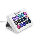 Elgato Stream Deck MK.2 – Studio Controller, 15 Macro Keys, Trigger Actions in apps and Software Like OBS, Twitch, ​YouTube and More, Works with Mac and PC - White, 20GBA9901-wt