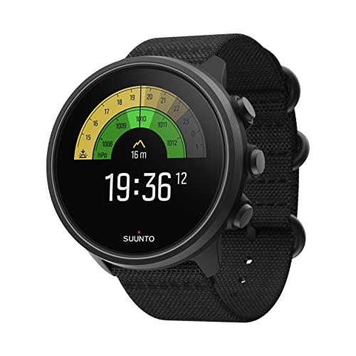 Suunto 9 Baro GPS Sports Watch, Charcoal Black Titanium