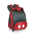 Picnic Time ONIVA - a Brand - Disney Mickey Mouse PTX Backpack Cooler - Soft Cooler Backpack - Insulated Lunch Bag, (Red with Gray Accents) 11 x 7 x 13.5