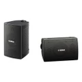 Yamaha NS-AW194 Pair Of Outdoor Speakers With Weatherproof 10cm Woofer and 2-Way Bass-Reflex, Black
