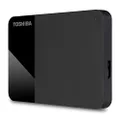 Toshiba 1TB Canvio Ready — Portable External Hard Drive with USB 3.2 Gen 1 High Speed, Compatible with Microsoft Windows 8.1, 10, 11 and macOS, Black (HDTB410EK3AA)