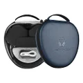 WIWU Smart Case for Apple AirPods Max Headphones, Ultra-Slim Travel Carrying Case with Sleep Mode, Airpod Max Accessories, Hard Shell Storage Bag (Blue)