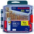 Bosch TI21A Titanium-Coated Metal Drill Bit Set (21 Piece)