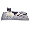 Furhaven Pet Heating Pad | ThermaNAP Faux Fur Self-Warming Cat Bed, Gray