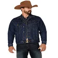 Wrangler Men's Rugged Wear Unlined Denim Jacket,Antique Indigo,X Large