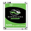Seagate Barracuda - 500GB Internal Hard Drive (7200 RPM, SATA3) Silver Color,ST500DM009