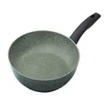 Prestige Eco Non Stick Frying Pan 24cm - Induction Frying Pan with Plant Based Non Stick, Dishwasher Safe Cookware Made in Italy of Recycled & Recyclable Materials, Green