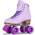 Crazy Skates Retro Roller Skates | Adjustable or Fixed Sizes | Classic Quad Skates for Women and Girls - Purple (Size: Mens 6 / Womens 7)