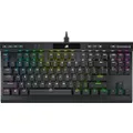 CORSAIR K70 RGB TKL – Champion Series Tenkeyless Optical-Mechanical Gaming Keyboard - OPX RGB Optical- Mechanical Keyswitches, Black (CH-911901A-NA)