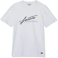 Lacoste Men's Rene Signature T-Shirt, White, X-Small