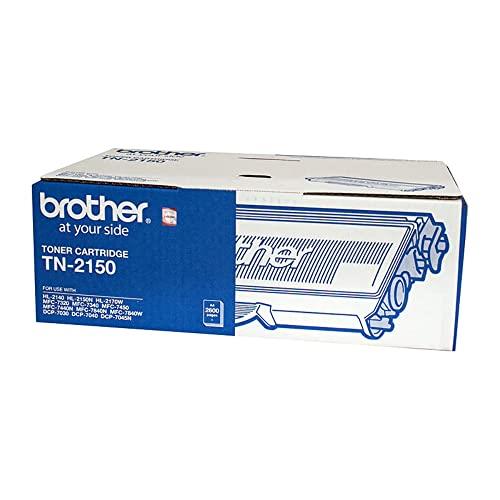 brother Genuine TN2150 High-Yield Printer Toner Cartridge, Black, Page Yield Up to 2600 Pages, (TN-2150)