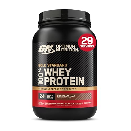 OPTIMUM NUTRITION Gold Standard 100% Whey Protein Powder, Choc Malt, 907g - [packaging may vary]